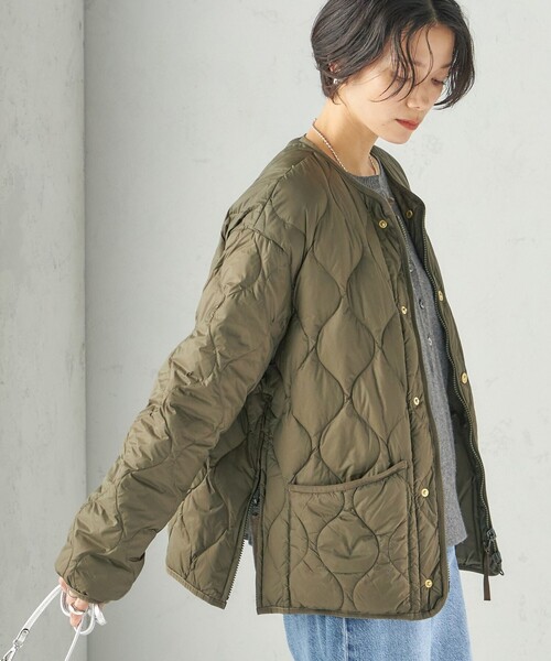 TAION（タイオン）の「【SHIPS別注】TAION:〈手洗い可能〉リバーシブル マルチ WAY ダウン ジャケット（ダウンジャケット/コート・レディース・オフホワイト/オリーブ/ブラック・SMALL/MEDIUM）」の12枚目の写真