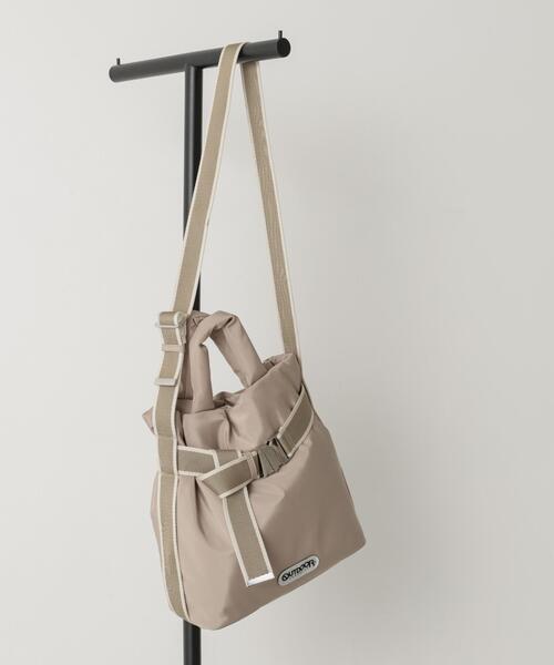 OUTDOOR PRODUCTS（アウトドアプロダクツ）の「WEB限定/OUTDOOR PRODUCTS/【別注】OUTDOOR PRODUCTS 2way Belt Tote[S]（トートバッグ・レディース・ブラウン/ベージュ/ブラック・F）」の3枚目の写真