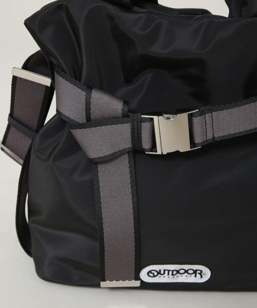 OUTDOOR PRODUCTS（アウトドアプロダクツ）の「WEB限定/OUTDOOR PRODUCTS/【別注】OUTDOOR PRODUCTS 2way Belt Tote[S]（トートバッグ・レディース・ブラウン/ベージュ/ブラック・F）」の8枚目の写真