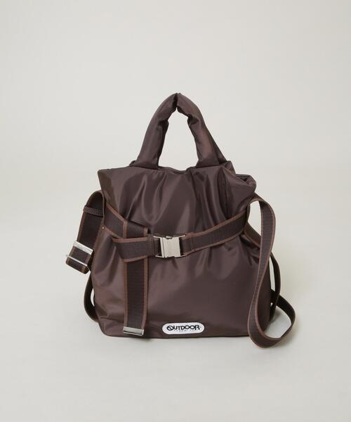 OUTDOOR PRODUCTS（アウトドアプロダクツ）の「WEB限定/OUTDOOR PRODUCTS/【別注】OUTDOOR PRODUCTS 2way Belt Tote[S]（トートバッグ・レディース・ブラウン/ベージュ/ブラック・F）」の14枚目の写真