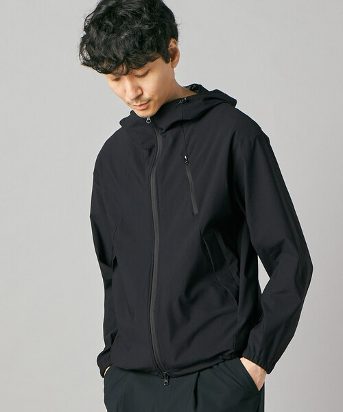COMME CA MEN(コムサメン)の「【メリルハイテンション】【撥水】パーカ(パーカー・メンズ・ブラック/ネイビー・M/L)」の1枚目の写真