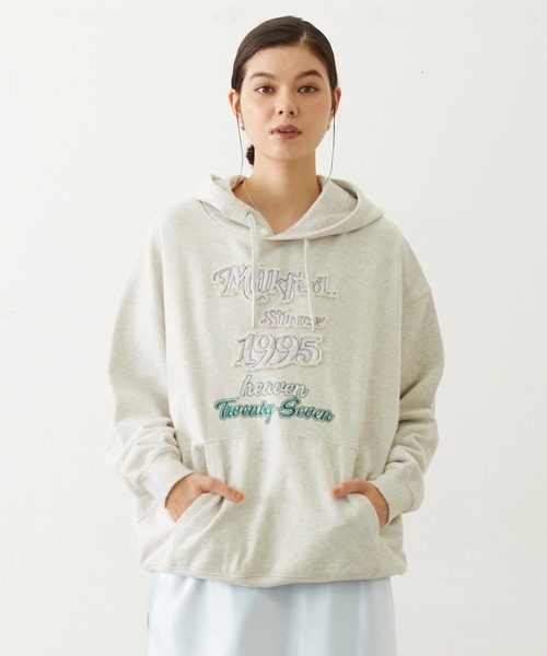 STITCHED LOGO SWEAT HOODIE（パーカー）｜MILKFED.（ミルクフェド）の