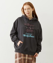 STITCHED LOGO SWEAT HOODIE