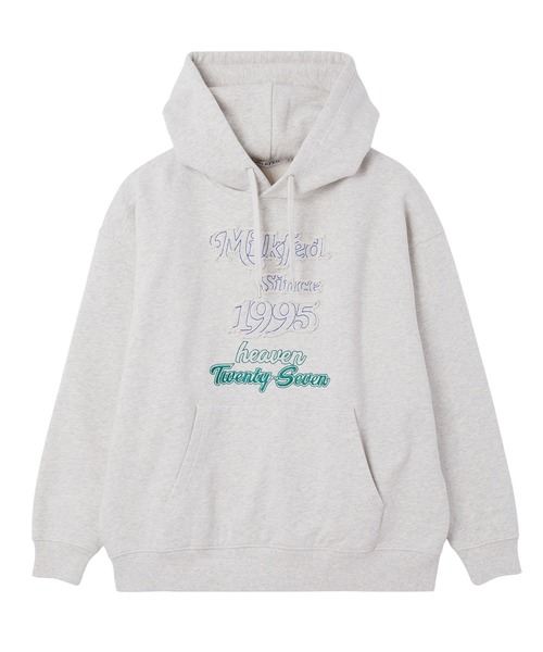 MILKFED.(ミルクフェド)の「STITCHED LOGO SWEAT HOODIE(パーカー・レディース・レッド/オートミール/チャコール・M/L)」の6枚目の写真