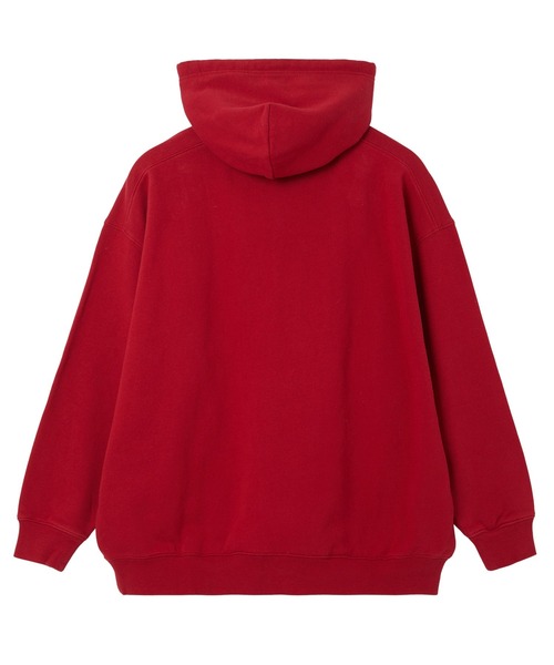 MILKFED.(ミルクフェド)の「STITCHED LOGO SWEAT HOODIE(パーカー・レディース・レッド/オートミール/チャコール・M/L)」の9枚目の写真