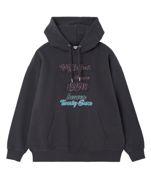 MILKFED.(ミルクフェド)の「STITCHED LOGO SWEAT HOODIE(パーカー・レディース・レッド/オートミール/チャコール・M/L)」の10枚目の写真