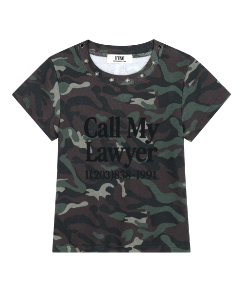 FOR THE WEATHER(フォーザウェザー)の「カモフラージュアイレット半袖Tシャツ (カーキ)(Tシャツ/カットソー・レディース・その他・SMALL/MEDIUM)」の2枚目の写真