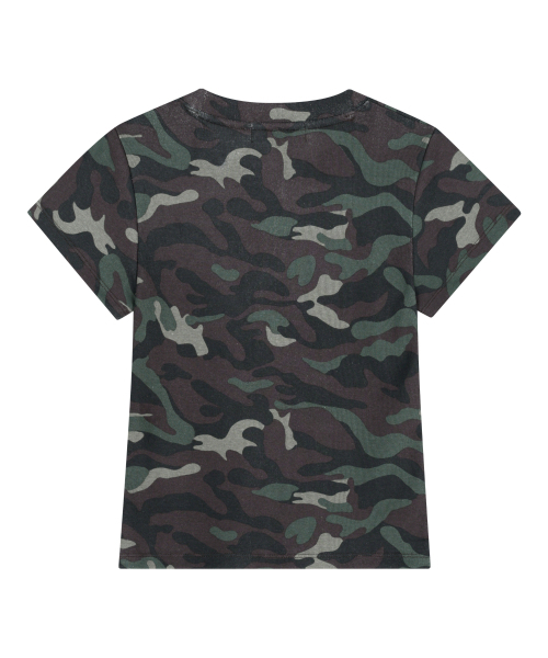 FOR THE WEATHER(フォーザウェザー)の「カモフラージュアイレット半袖Tシャツ (カーキ)(Tシャツ/カットソー・レディース・その他・SMALL/MEDIUM)」の3枚目の写真