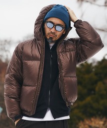 NANGA（ナンガ）の「NANGA×DUFFER SHINY HOODY DOWN JACKET:ナンガ別注 リップストップ シャイニー ダウンジャケット   フーデッド  ショート丈   650FP    軽量（ダウンジャケット/コート）」