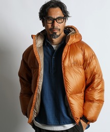 NANGA（ナンガ）の「NANGA×DUFFER SHINY HOODY DOWN JACKET:ナンガ別注 リップストップ シャイニー ダウンジャケット   フーデッド  ショート丈   650FP    軽量（ダウンジャケット/コート）」