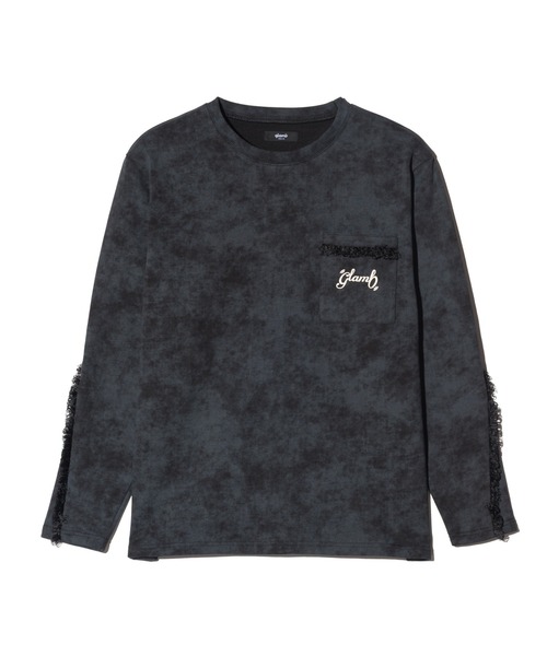 glamb(グラム)の「Fringe Sweat / フリンジスウェット(スウェット・メンズ・カーキ/ブラック・L/S/M)」の5枚目の写真