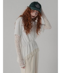 HEM LACE TEE