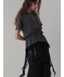 HEM LACE TEE
