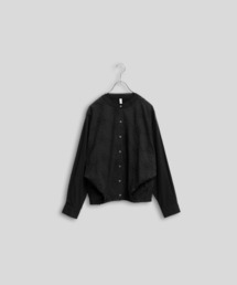 「KELEN / ケレン」立体刺繍レース裾タックブラウス