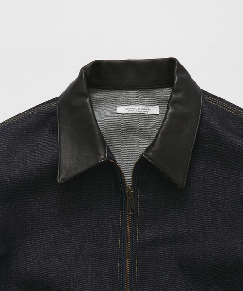 JOURNAL STANDARD（ジャーナルスタンダード）の「RIGID MODIFIED WORK JKT（デニムジャケット・メンズ・ブラック/ネイビー・MEDIUM/LARGE）」の4枚目の写真