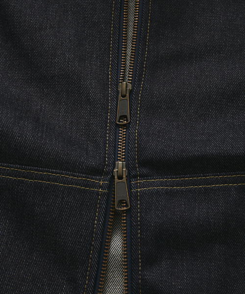 JOURNAL STANDARD（ジャーナルスタンダード）の「RIGID MODIFIED WORK JKT（デニムジャケット・メンズ・ブラック/ネイビー・MEDIUM/LARGE）」の6枚目の写真