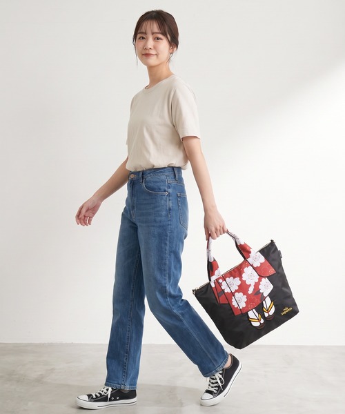 mis zapatos(ミス サパト)の「mis zapatos ナイロン着物2WAYトート(トートバッグ・レディース・カーキ/ブラック/ベージュ・FREE)」の4枚目の写真