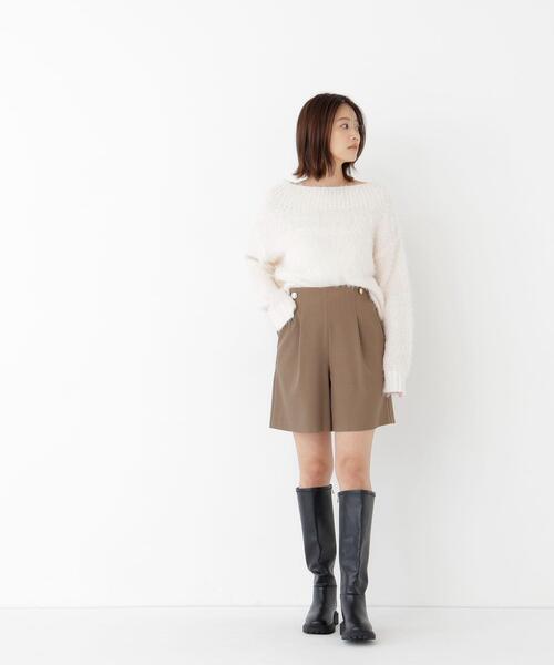 NATURAL BEAUTY BASIC（ナチュラルビューティーベーシック）の「マリンディテールショートパンツ（その他パンツ・レディース・ブラック/ブラウン・SMALL/MEDIUM）」の17枚目の写真