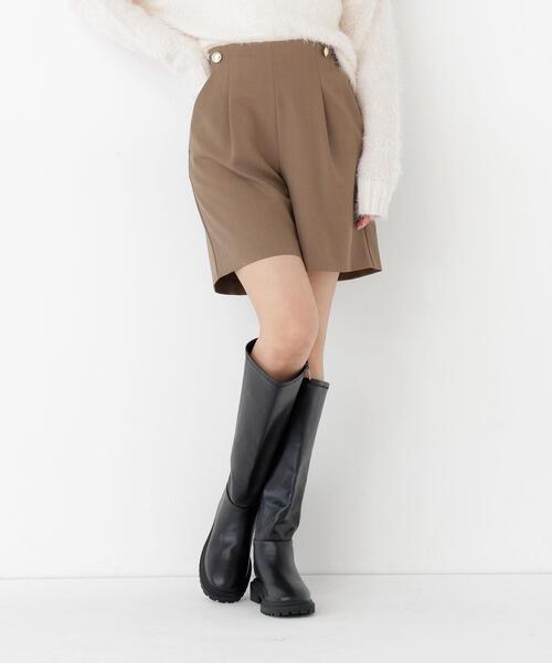 NATURAL BEAUTY BASIC（ナチュラルビューティーベーシック）の「マリンディテールショートパンツ（その他パンツ・レディース・ブラック/ブラウン・SMALL/MEDIUM）」の18枚目の写真