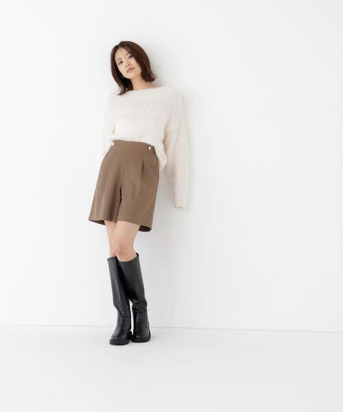 NATURAL BEAUTY BASIC（ナチュラルビューティーベーシック）の「マリンディテールショートパンツ（その他パンツ・レディース・ブラック/ブラウン・SMALL/MEDIUM）」の20枚目の写真