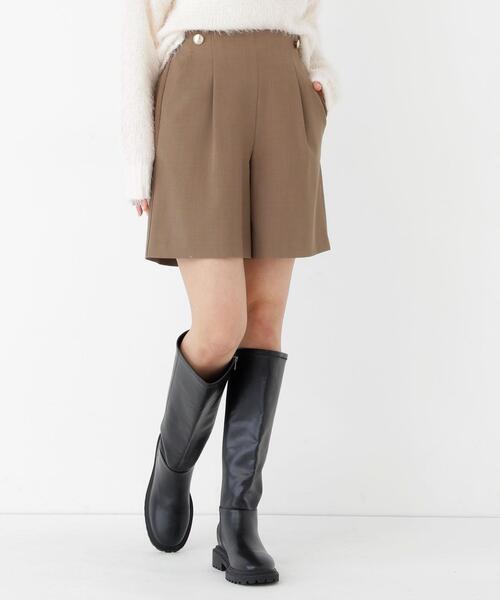NATURAL BEAUTY BASIC（ナチュラルビューティーベーシック）の「マリンディテールショートパンツ（その他パンツ・レディース・ブラック/ブラウン・SMALL/MEDIUM）」の22枚目の写真