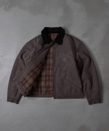 kutir（クティール）の「CHECK LINING DUCK SHORT BLOUSON／チェックライニングダックショートブルゾン（ブルゾン）」