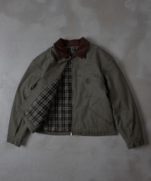 kutir（クティール）の「CHECK LINING DUCK SHORT BLOUSON／チェックライニングダックショートブルゾン（ブルゾン）」