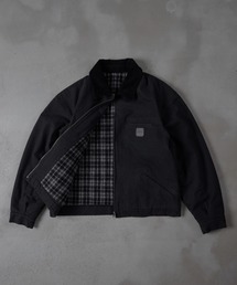 kutir（クティール）の「CHECK LINING DUCK SHORT BLOUSON／チェックライニングダックショートブルゾン（ブルゾン）」