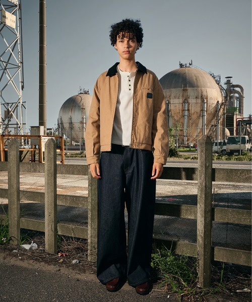 kutir(クティール)の「CHECK LINING DUCK SHORT BLOUSON/チェックライニングダックショートブルゾン(ブルゾン・メンズ・ブラック/ブラウン/カーキ/ブルーグリーン/キャメル/ボルドー・MEDIUM/LARGE/X-LARGE/SMALL)」の21枚目の写真
