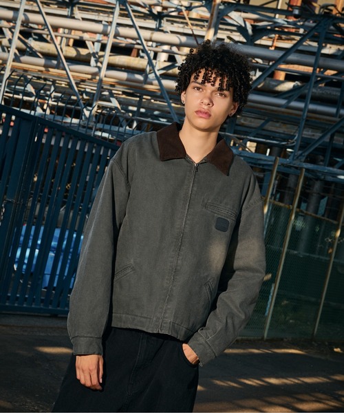 kutir(クティール)の「CHECK LINING DUCK SHORT BLOUSON/チェックライニングダックショートブルゾン(ブルゾン・メンズ・ブラック/ブラウン/カーキ/ブルーグリーン/キャメル/ボルドー・MEDIUM/LARGE/X-LARGE/SMALL)」の13枚目の写真