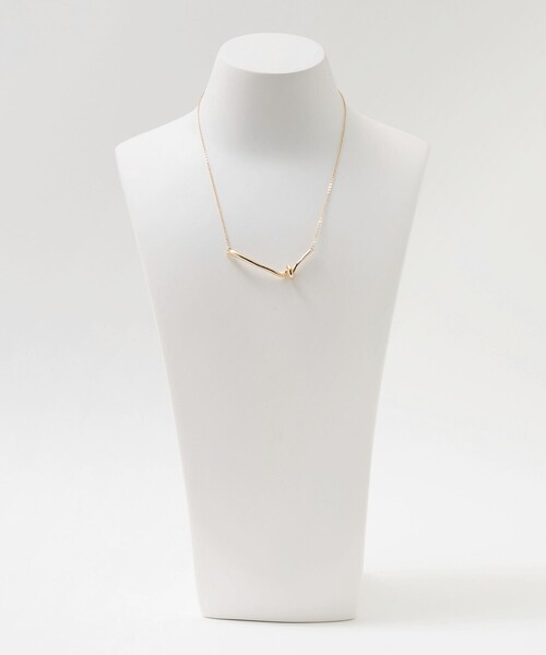A DAY IN THE LIFE UNITED ARROWS（アデイインザライフユナイテッドアローズ）の「ツイスト バーネックレス ＜A DAY IN THE LIFE＞（リング・レディース・シルバー/ゴールド・FREE）」の10枚目の写真