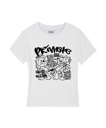 PUNKANGEL レディース スリムフィット 半袖Tシャツ 5 COLORS