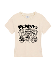 PUNKANGEL レディース スリムフィット 半袖Tシャツ 5 COLORS