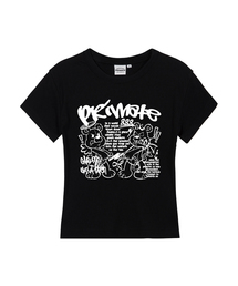 PUNKANGEL レディース スリムフィット 半袖Tシャツ 5 COLORS