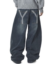『Openyard/オープンヤード』LASER WASHED WIDE VOLUME PANTS/レーザーウォッシュドワイドボリュームパンツ