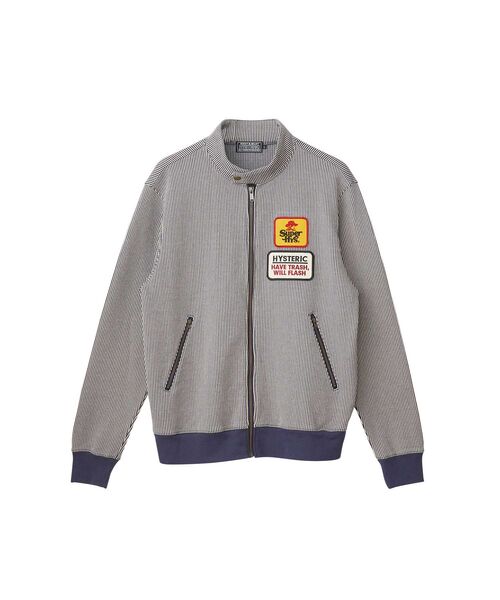 HYSTERIC GLAMOUR(ヒステリックグラマー)の「SUPER HYSワッペン トラックジャケット(その他アウター・メンズ・ネイビー/ピンク/ブラック・X-LARGE/LARGE/MEDIUM/SMALL)」の3枚目の写真