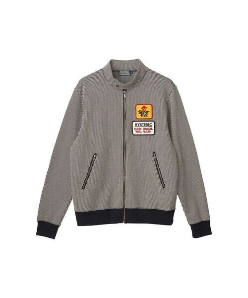 HYSTERIC GLAMOUR(ヒステリックグラマー)の「SUPER HYSワッペン トラックジャケット(その他アウター・メンズ・ネイビー/ピンク/ブラック・X-LARGE/LARGE/MEDIUM/SMALL)」の2枚目の写真