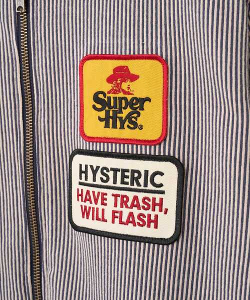HYSTERIC GLAMOUR(ヒステリックグラマー)の「SUPER HYSワッペン トラックジャケット(その他アウター・メンズ・ネイビー/ピンク/ブラック・X-LARGE/LARGE/MEDIUM/SMALL)」の10枚目の写真