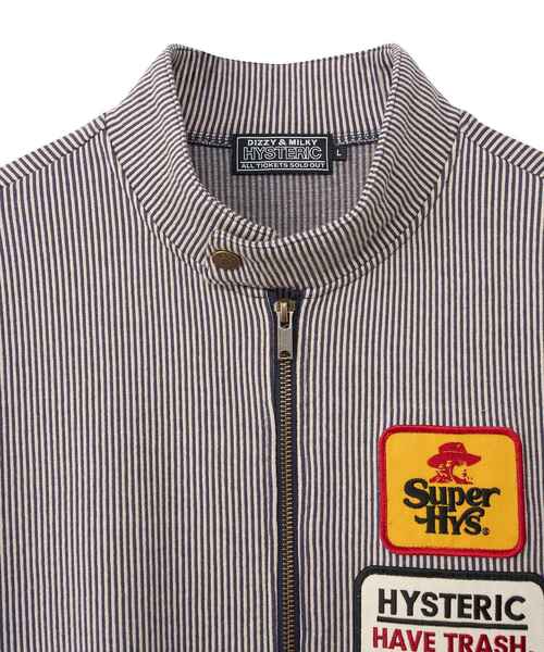 HYSTERIC GLAMOUR(ヒステリックグラマー)の「SUPER HYSワッペン トラックジャケット(その他アウター・メンズ・ネイビー/ピンク/ブラック・X-LARGE/LARGE/MEDIUM/SMALL)」の11枚目の写真