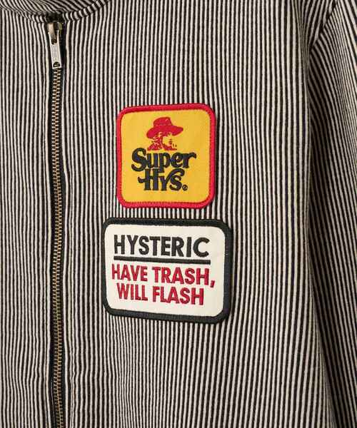 HYSTERIC GLAMOUR(ヒステリックグラマー)の「SUPER HYSワッペン トラックジャケット(その他アウター・メンズ・ネイビー/ピンク/ブラック・X-LARGE/LARGE/MEDIUM/SMALL)」の4枚目の写真