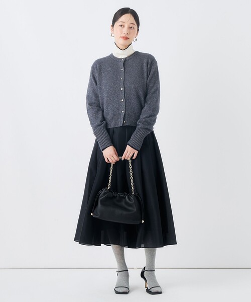 NOLLEY’S(ノーリーズ)の「ウォッシャブルシアータックフレアースカート(スカート・レディース・ブラック/キナリ・36/34/38)」の14枚目の写真