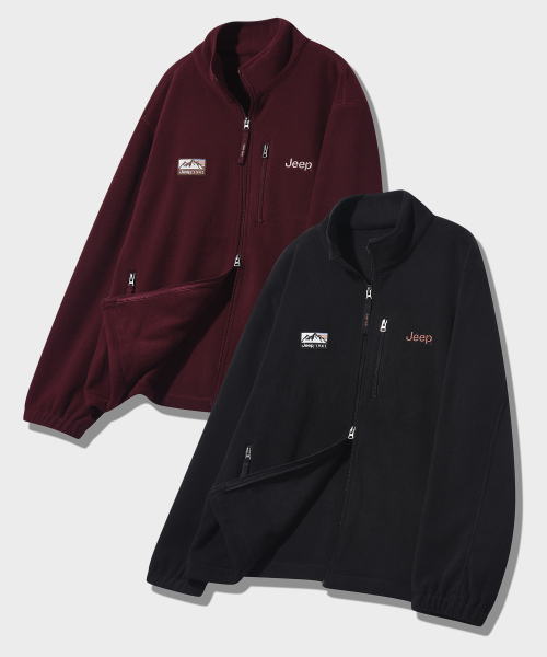 JEEP(ジープ)の「2WAYレトロマウンテン1941フリースジップアップ4COLOR(JR5TZU191)(その他アウター・レディース・ブラック/アイボリー・S/M/L/XL/2XL)」の3枚目の写真
