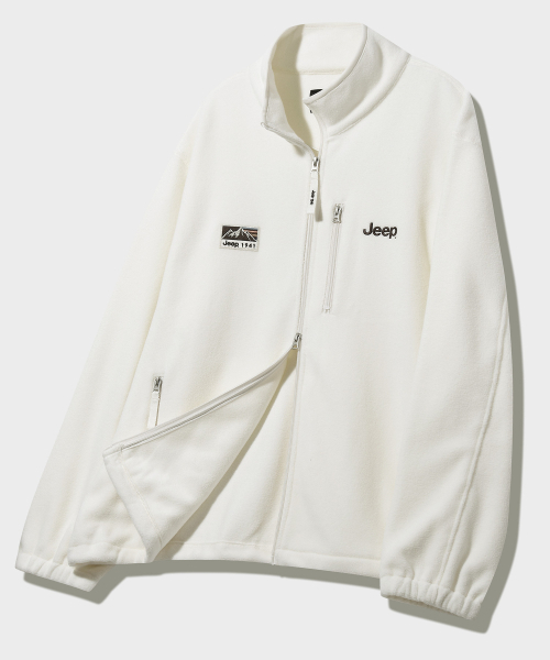 JEEP(ジープ)の「2WAYレトロマウンテン1941フリースジップアップ4COLOR(JR5TZU191)(その他アウター・レディース・ブラック/アイボリー・S/M/L/XL/2XL)」の4枚目の写真