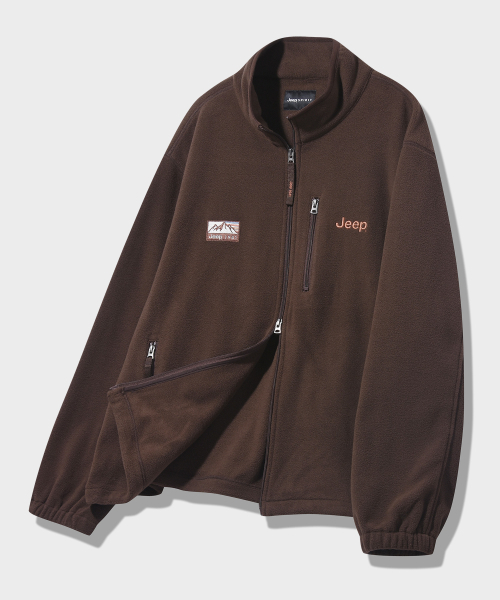 JEEP(ジープ)の「2WAYレトロマウンテン1941フリースジップアップ4COLOR(JR5TZU191)(その他アウター・レディース・ブラック/アイボリー・S/M/L/XL/2XL)」の7枚目の写真