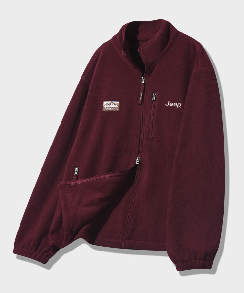 JEEP(ジープ)の「2WAYレトロマウンテン1941フリースジップアップ4COLOR(JR5TZU191)(その他アウター・レディース・ブラック/アイボリー・S/M/L/XL/2XL)」の10枚目の写真