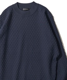 TETE HOMME（テットオム）の「ブリスター編みウォッシャブルニット（ニット/セーター）」