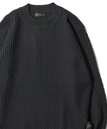 TETE HOMME（テットオム）の「ブリスター編みウォッシャブルニット（ニット/セーター）」