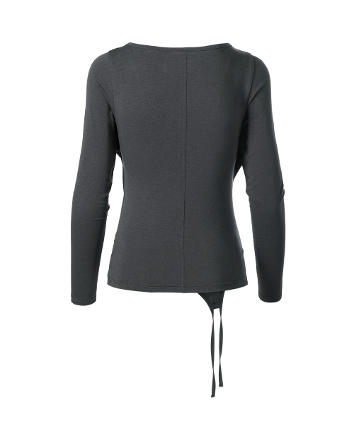 THEVINYLHOUSE（ザバイニルハウス）の「DRAPED LAYERED LS TEE(W) CHARCOAL（Tシャツ/カットソー・レディース・その他・FREE）」の6枚目の写真