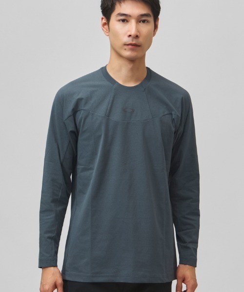 OAKLEY(オークリー)の「オークリー OAKLEY O-SYNC PACK KNIT L/S CREW 2.0(Tシャツ/カットソー・メンズ・ブルーグレー/ホワイト/ブラック・M/L/LL/3L/S)」の3枚目の写真