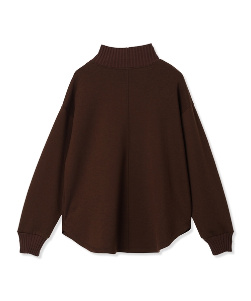 LE SOUK HOLIDAY(ルスークホリデー)の「リブ切り替えハイネックカットプルオーバー(Tシャツ/カットソー・レディース・チャコールグレー/ダークブラウン・M/L)」の19枚目の写真